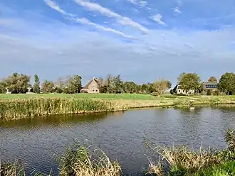 De Hallumerhoekstervaart bij Hallumerhoek