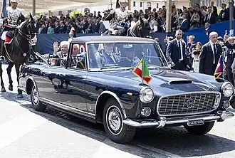Lancia-Flaminia Landaulet van de Italiaanse president