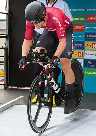 Pedersen in de Ronde van Denemarken in 2022