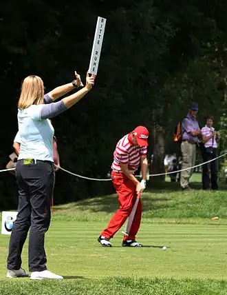 Liam Bond speelt tijdens  BMW International Open 2011
