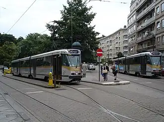 PCC 7925 en PCC 7926 ter hoogte van het Marie-Joséplein