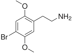 Structuurformule van 2C-B