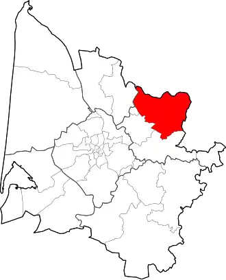 Locatie van het kanton