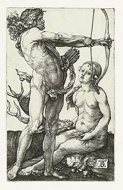Apollo en Diana1501–1506Kopergravure115 × 72 mmBartsch 68