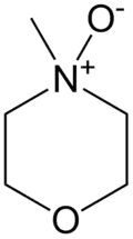 Structuurformule van N-methylmorfoline-N-oxide