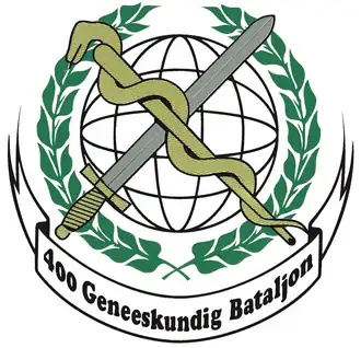 Embleem 400 Geneeskundig Bataljon