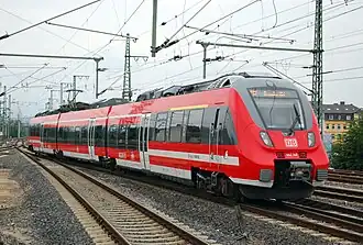 Een van de treinstellen van DB Regio, Br 442.