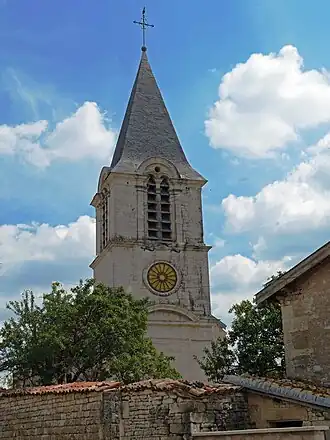 Toren van de kerk Saint-Jean-Baptiste