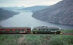 3.629 in dienst van de Ofotbanan, boven de Rombakken 13 jul 2003