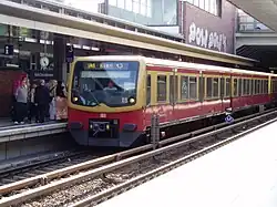 S-Bahn reeks 481 in Gesundbrunnen