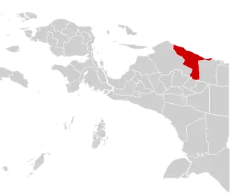 Het regentschap Sarmi in de Indonesische provincie Papoea