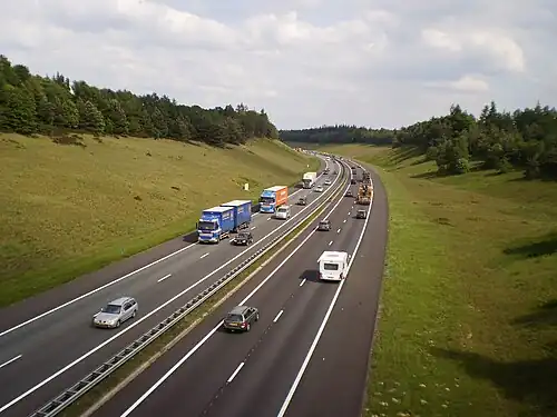 A1 bij Hoog Buurlo, Veluwe