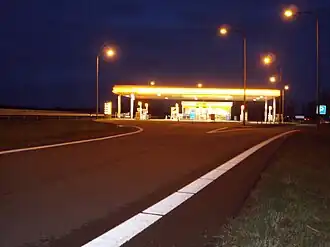 Tussen de aansluitingen 37 en 38: verzorgingsplaats De Witte Molen