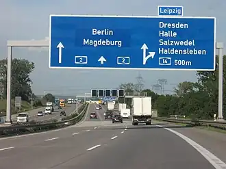 A2 bij Kreuz Magdeburg (2007)