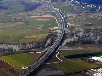 A73 bij Lichtenfels