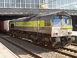 Class 66 513-9 te Amsterdam.