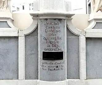 Vlaams chronogram, Antwerpen.