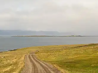 Zicht op Æðey.