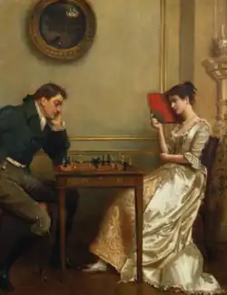 A game of chess (1900)