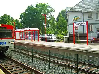 Station Burgwedel in 2013