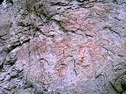 Rotstekening aan de Nejva