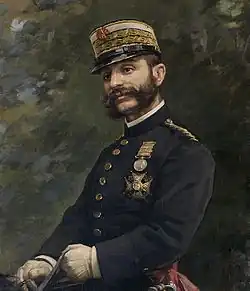 Alfonso XII te paard, circa 1897 (detail)