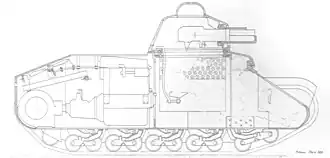 Ontwerptekening APX 35 uit maart 1934