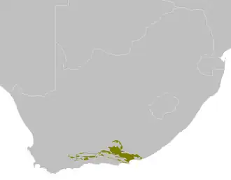 Ligging van de ecoregio