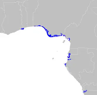 Ligging van de ecoregio