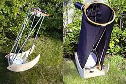 Twee Dobsontelescopen