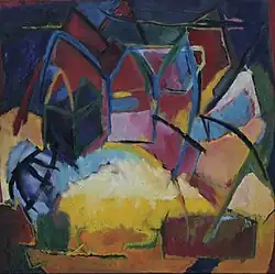Angenelle Thijssen: Laguna. 1999. 90 x 90&nbsp;cm.