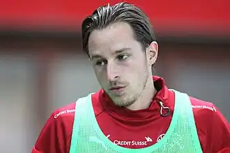 Zuffi in 2015 als speler van Zwitserland