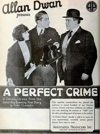 Advertentie voor A Perfect Crime
