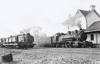 spoorwegstation in 1947