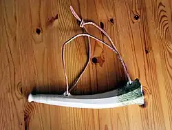 Replica van een Akense pelgrimshoorn