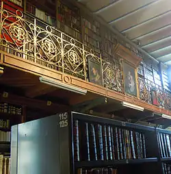 de Bibliotheek; voor de restauratie.