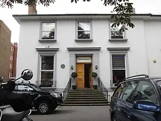 De buitenkant van de studio (2015)