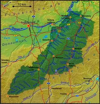 Stroomgebied van de Abens en de Ilm