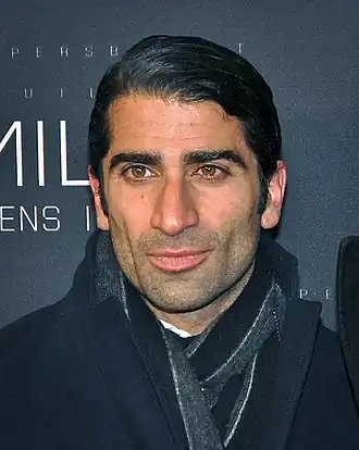 Barsom bij de première van de film Hamilton – I nationens intresse op 9 januari 2012