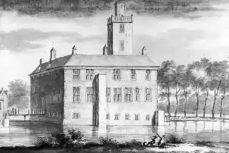 Huis Te Werve in 1726