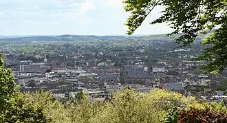 Uitzicht op de Altstadt vanaf de Lousberg
