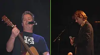 Thomas Acda (links) en Paul de Munnik (rechts), 2012