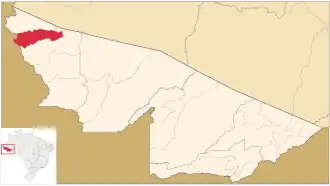 Kaart van Rodrigues Alves