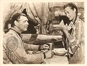 Gable en Marqués in Across the Wide Missouri