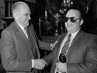 Ad Bestman wordt burgemeester van Abcoude. (1981)