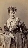 Actrice Adah Menken, rond 1870