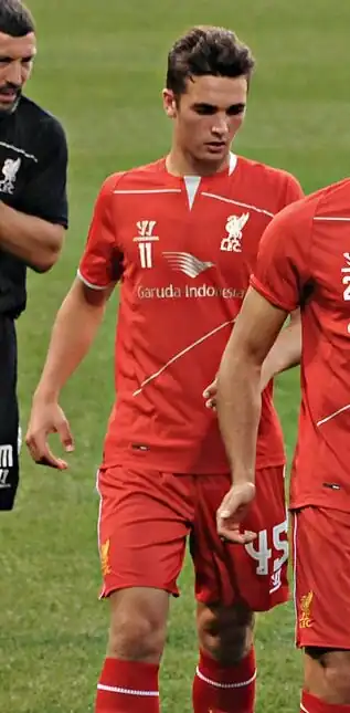 Phillips in 2014 als speler van Liverpool