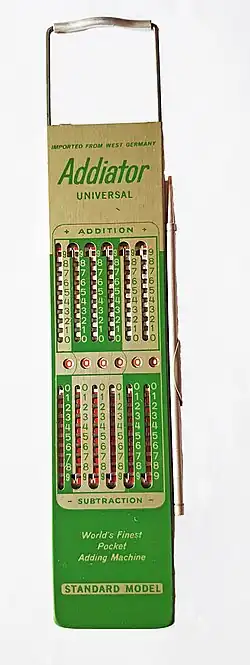 Addiator Universal Standard Model