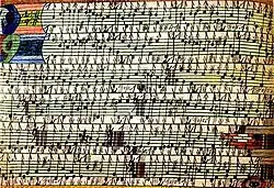 Muzieknotatie, ca. 1930