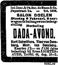 Advertentie in de NRC van 5 februari 1923